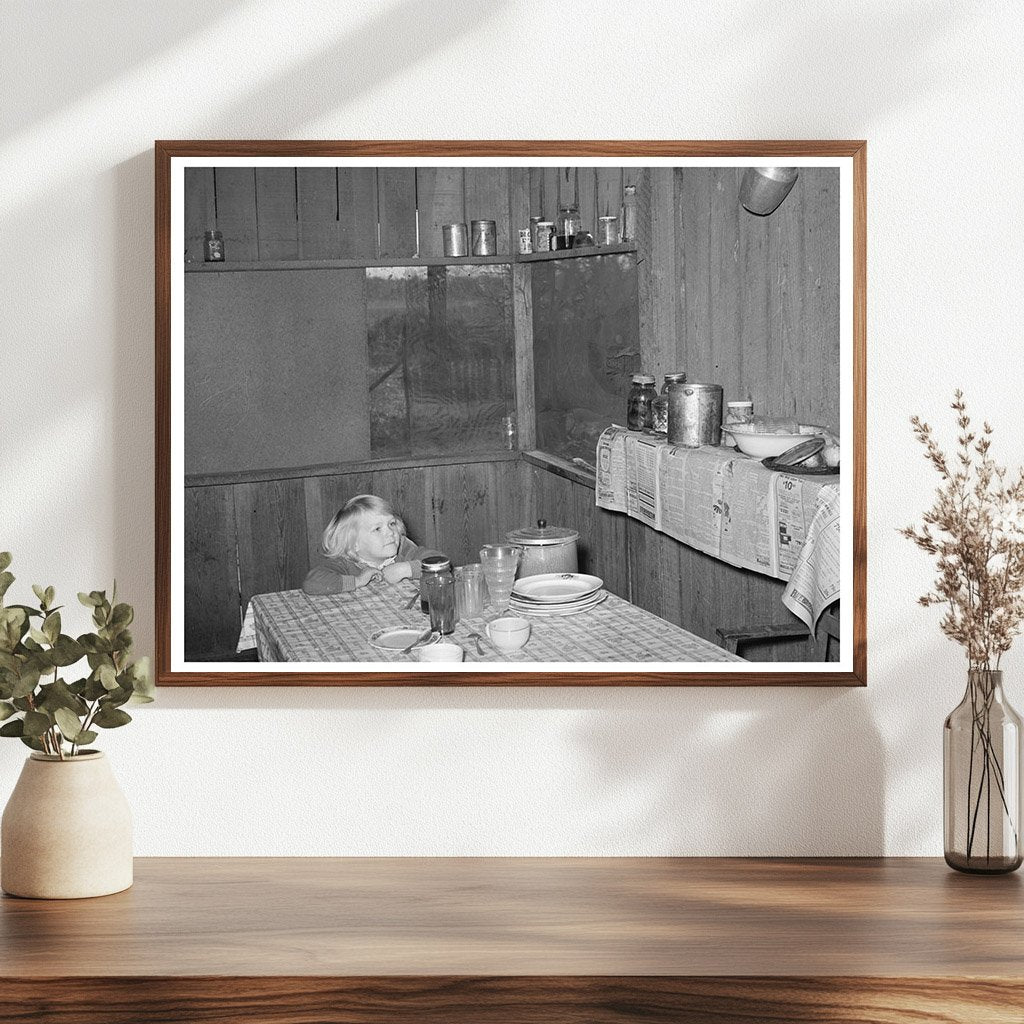 Sharecropper Kitchen and Dining Room Laurel Mississippi 1939