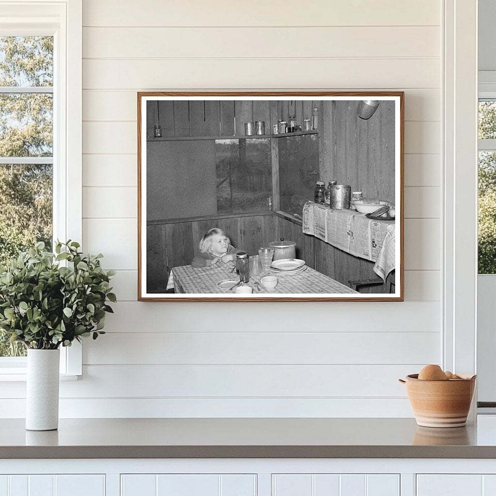 Sharecropper Kitchen and Dining Room Laurel Mississippi 1939