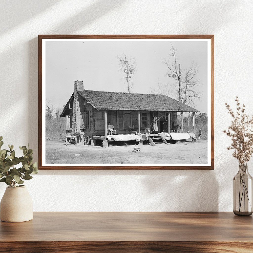 Farmhouse in Mississippi with Outdoor Bedding January 1939