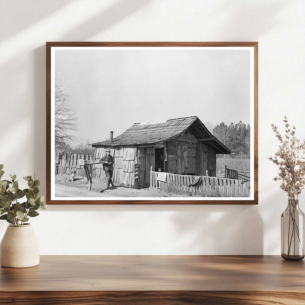Mot Tucker Corncrib Home in Antioch Mississippi 1939