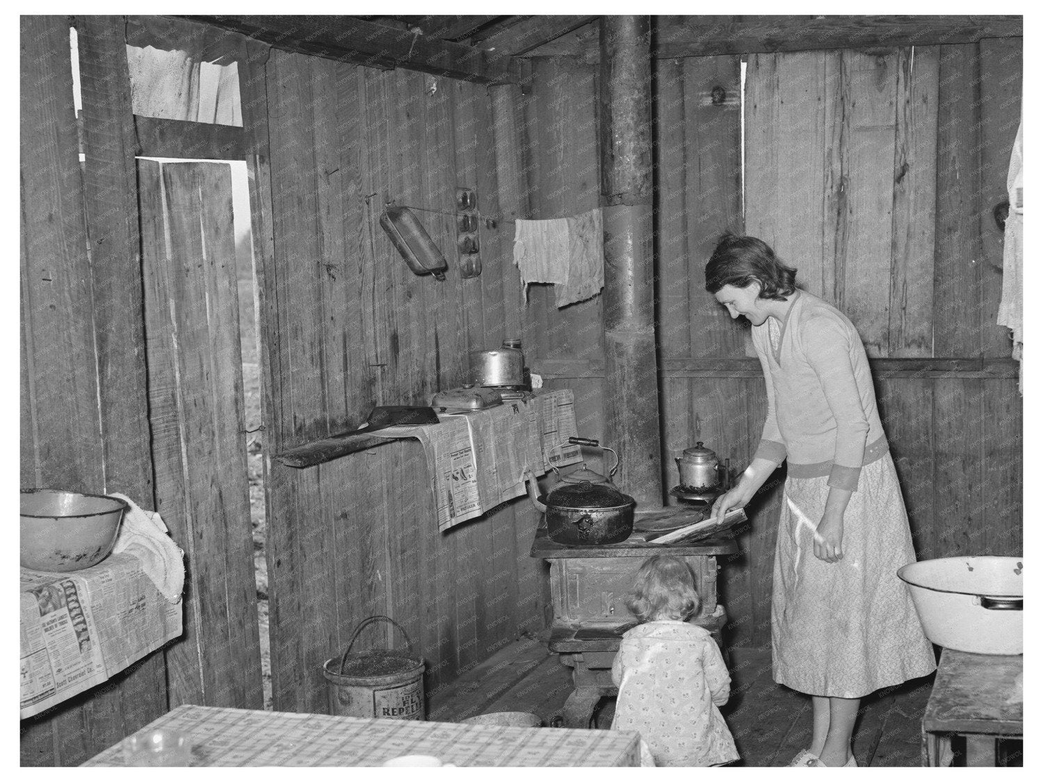 Ed Baggets Kitchen Mississippi January 1939