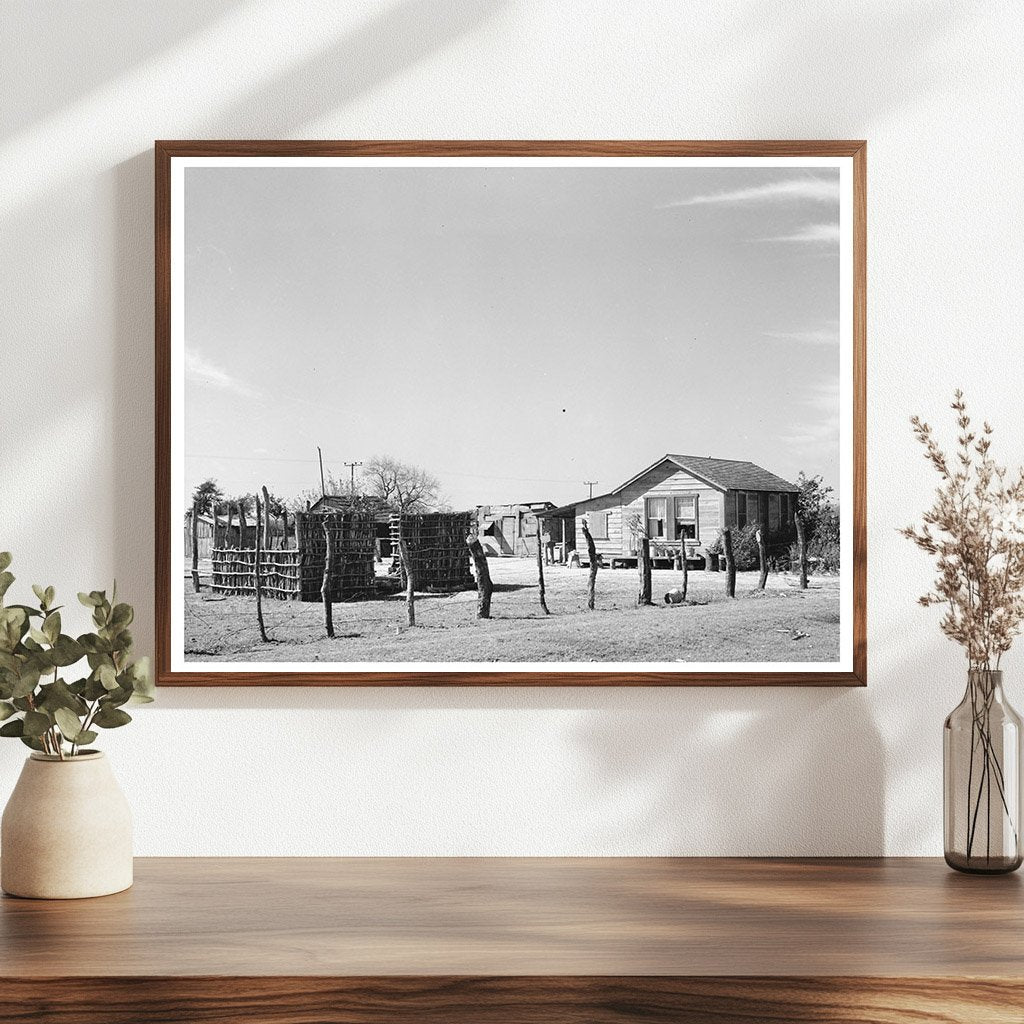 Mexican Day Laborer Home in Santa Maria Texas 1939