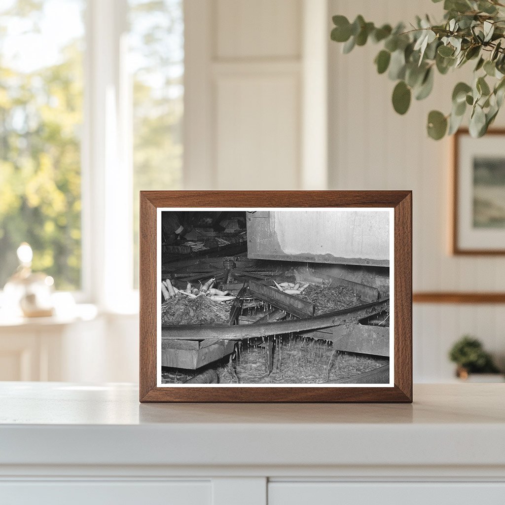 Washing Table for Carrots at Texas Vegetable Plant 1939