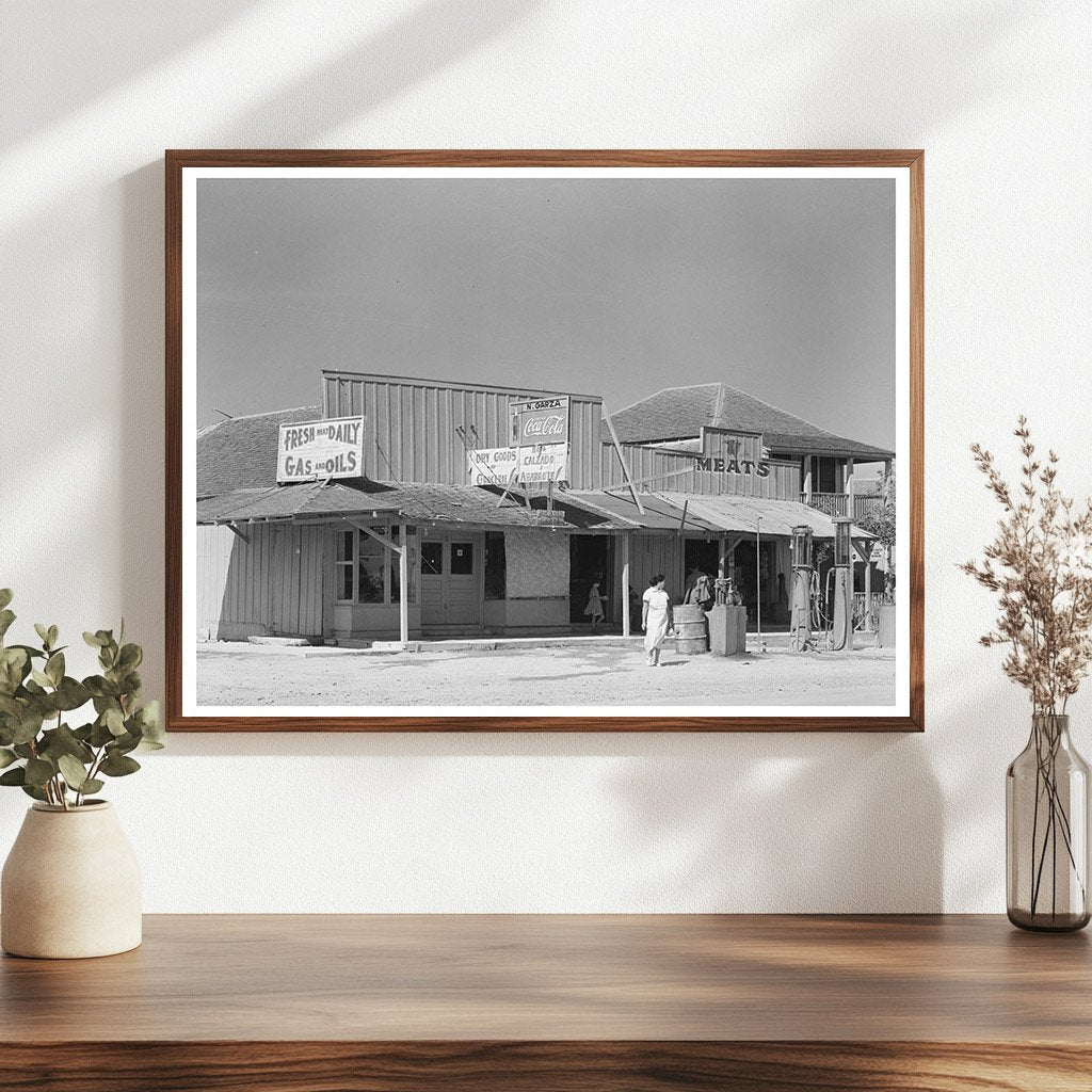Vintage Mexican General Store in San Juan Texas 1939