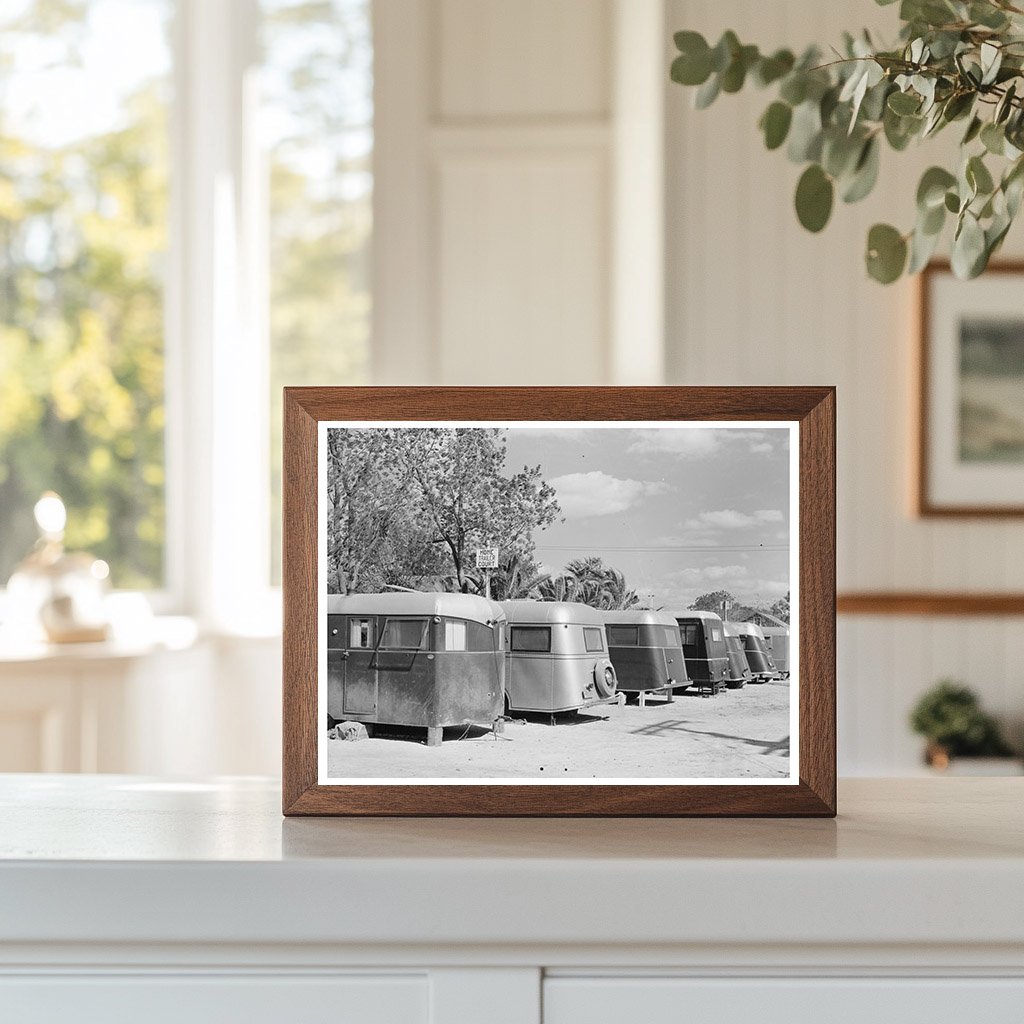 Vintage 1939 Trailer Camp in McAllen Texas