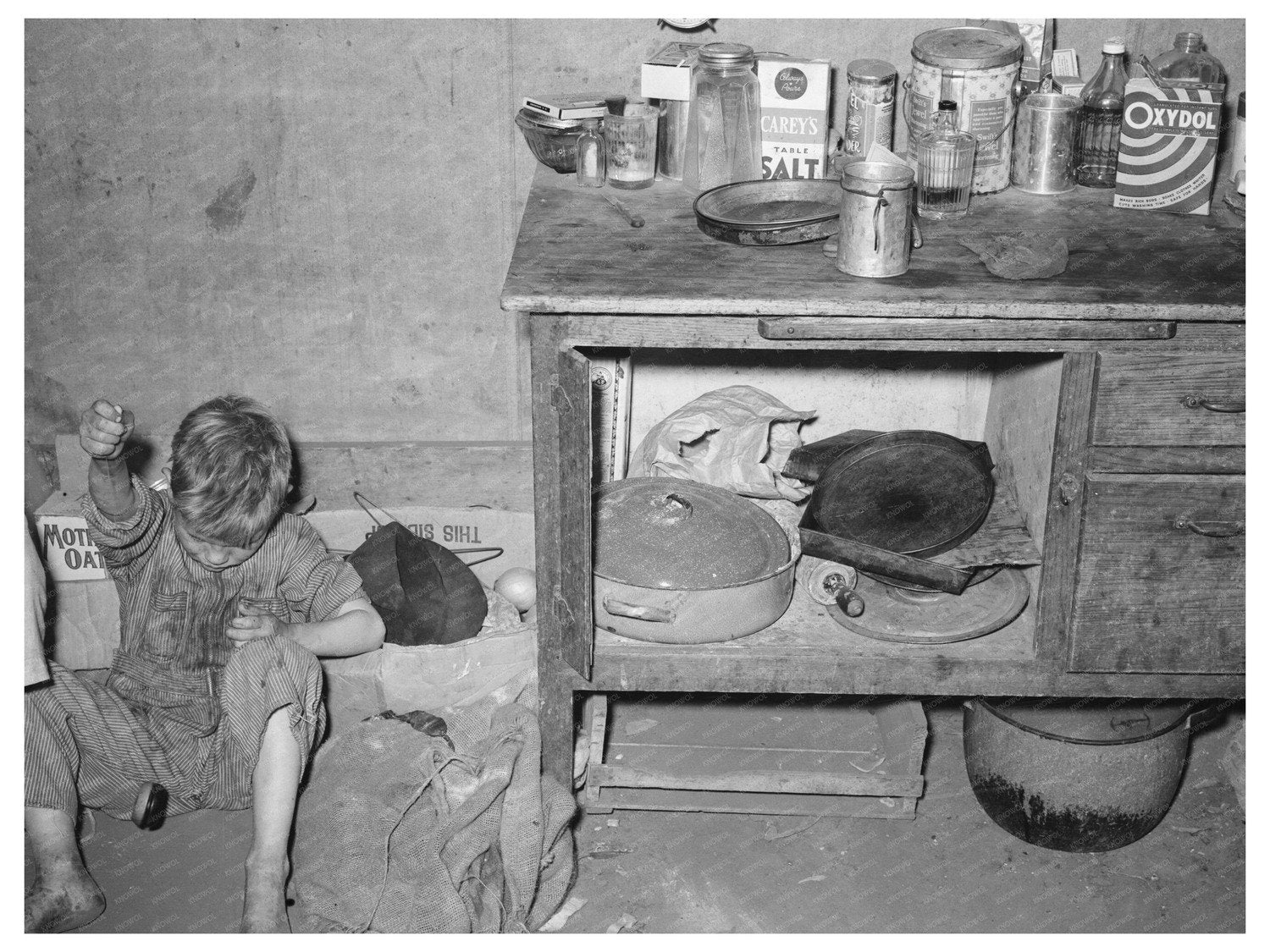 Migrant Boy in Texas February 1939 Photo
