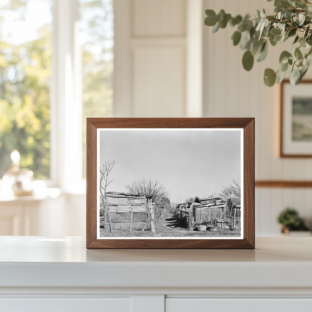 Robstown Texas Alley Vintage Photo February 1939