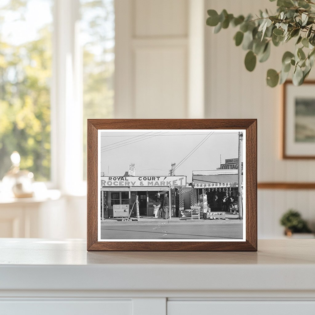 North Beach Storefronts Corpus Christi Texas 1939