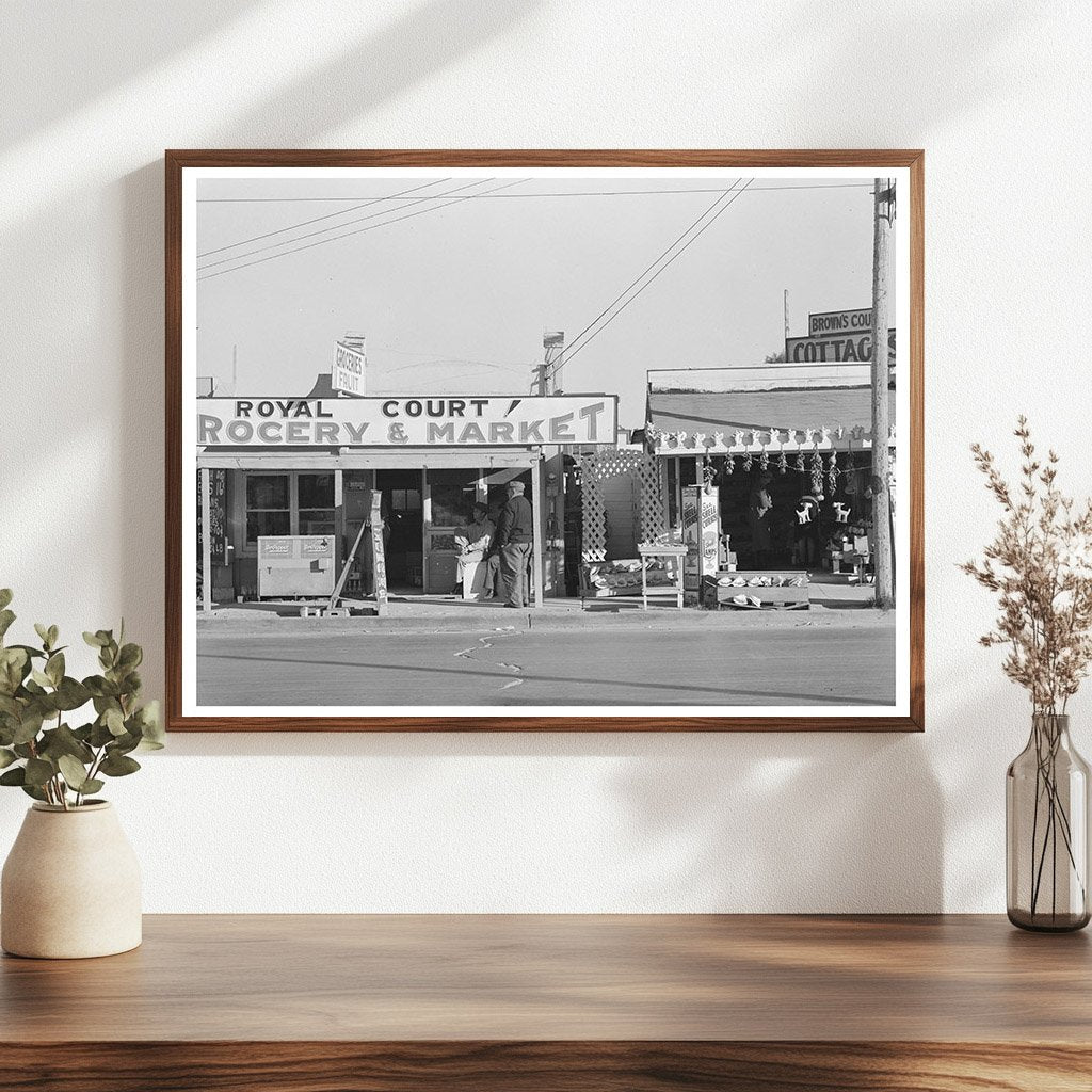 North Beach Storefronts Corpus Christi Texas 1939