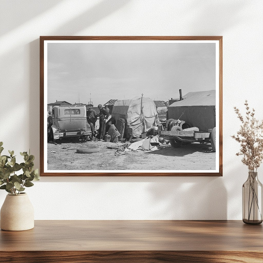 Migrant Workers Camp in Corpus Christi Texas February 1939