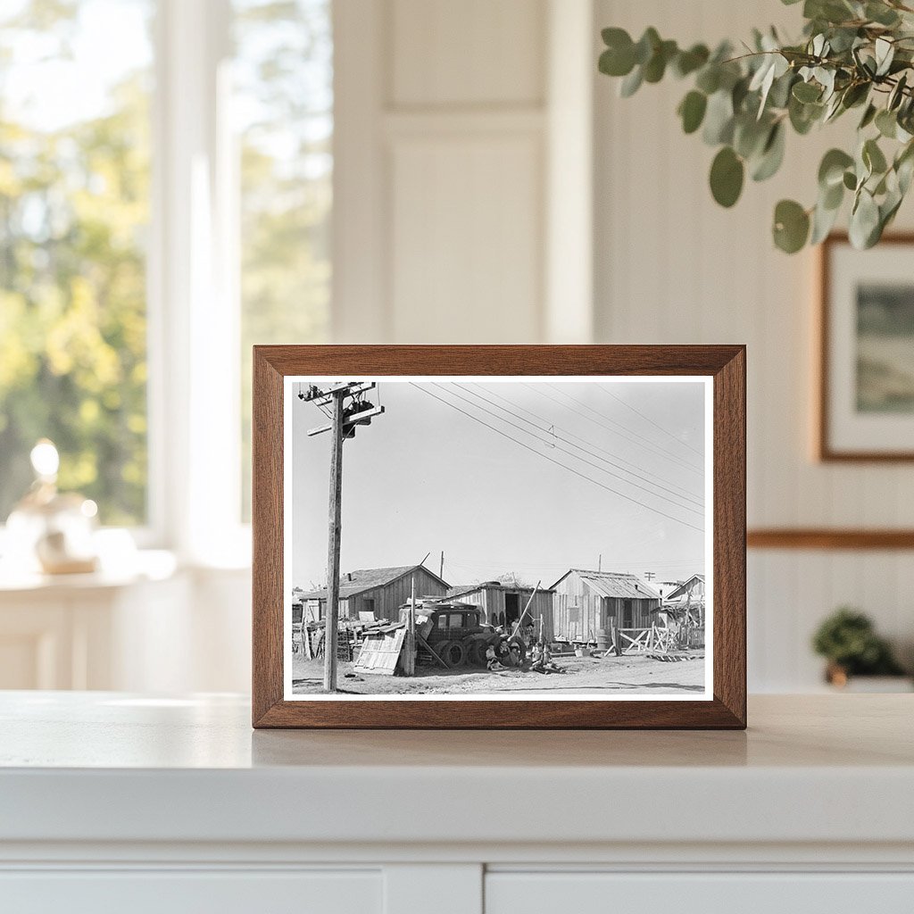 Robstown Texas Housing Area February 1939 Vintage Photo