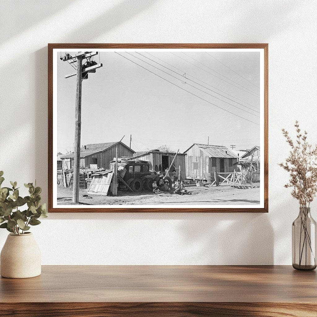 Robstown Texas Housing Area February 1939 Vintage Photo