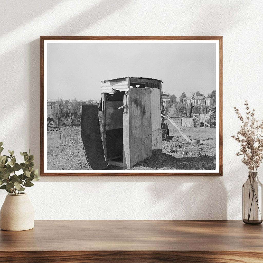 Mexican Privy in Robstown Texas February 1939