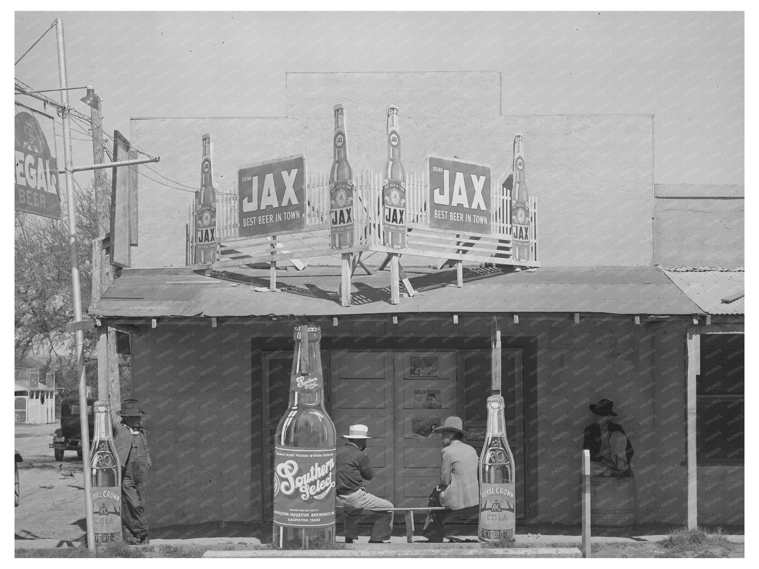 Mexican Beer Hall in Robstown Texas February 1939