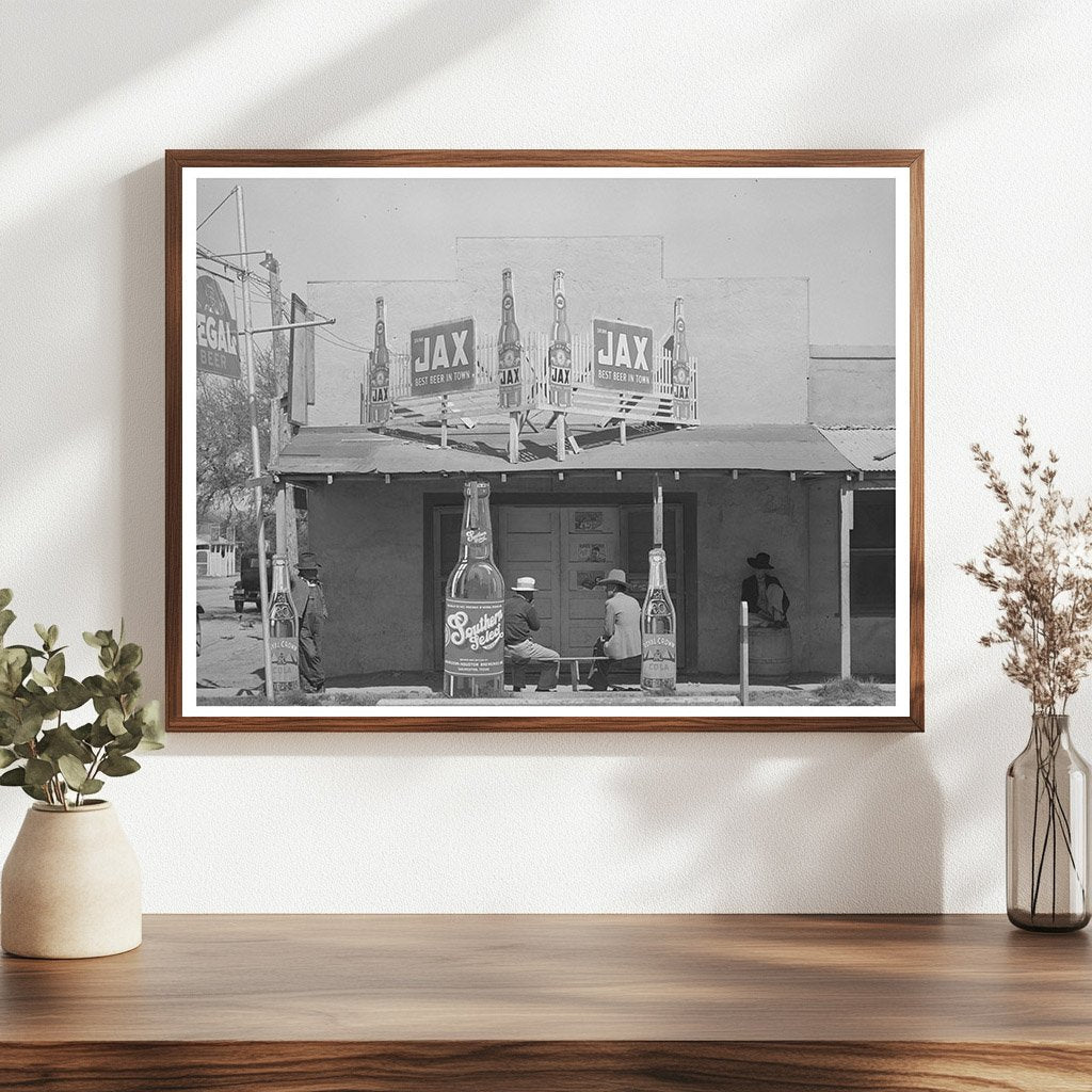 Mexican Beer Hall in Robstown Texas February 1939