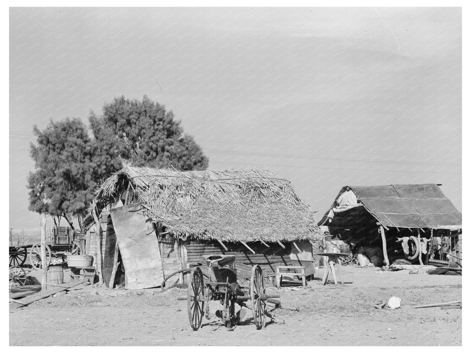 Mexican Farmers Farmstead Edinburg Texas February 1939