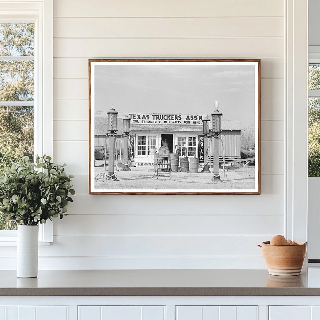 Gas Station in Edcouch Texas February 1939