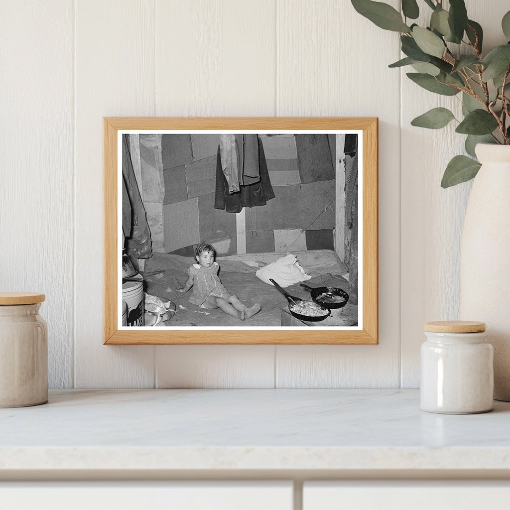Migrant Family Tent Interior Edinburg Texas 1939