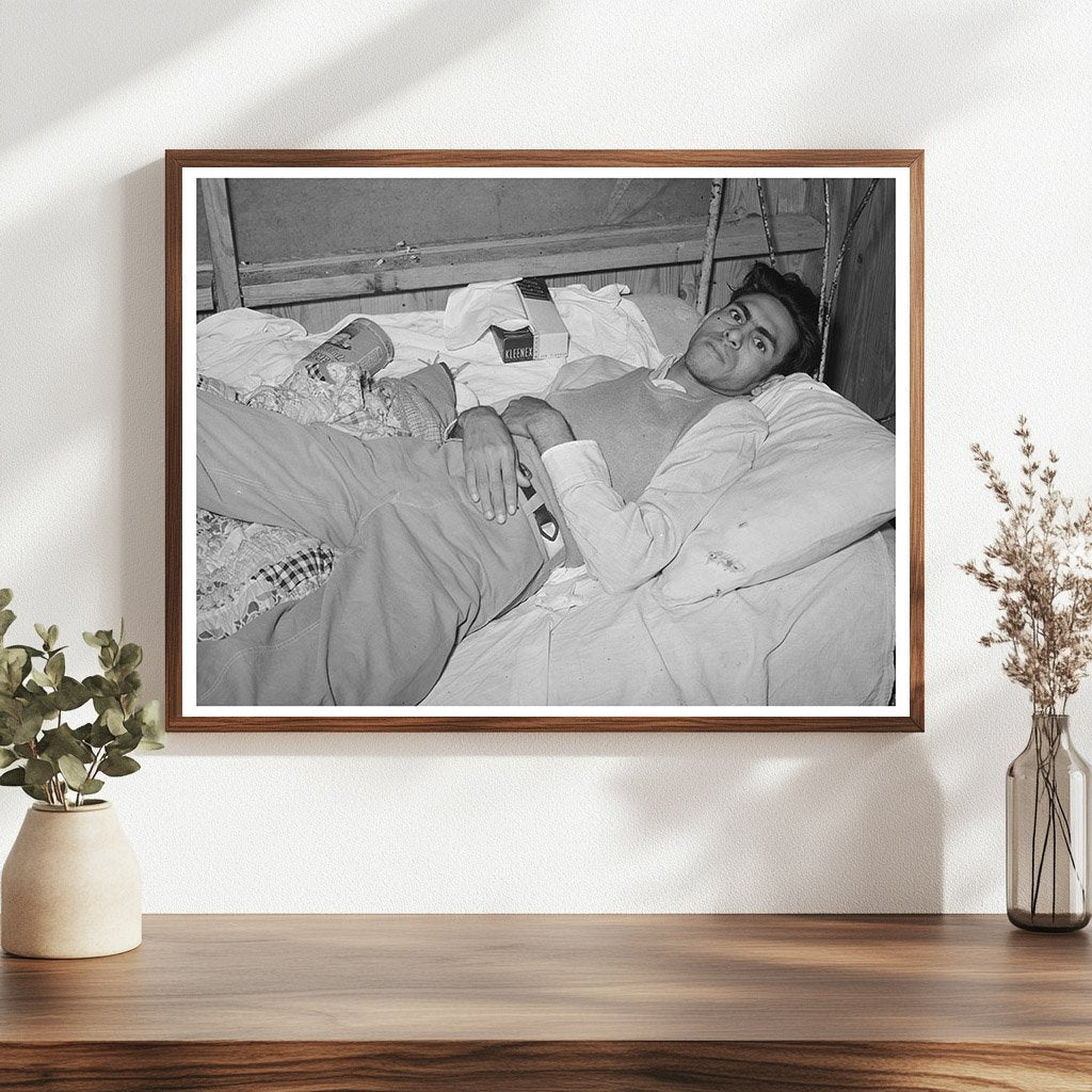 Vintage 1939 Photo of Tuberculosis Patient in Texas