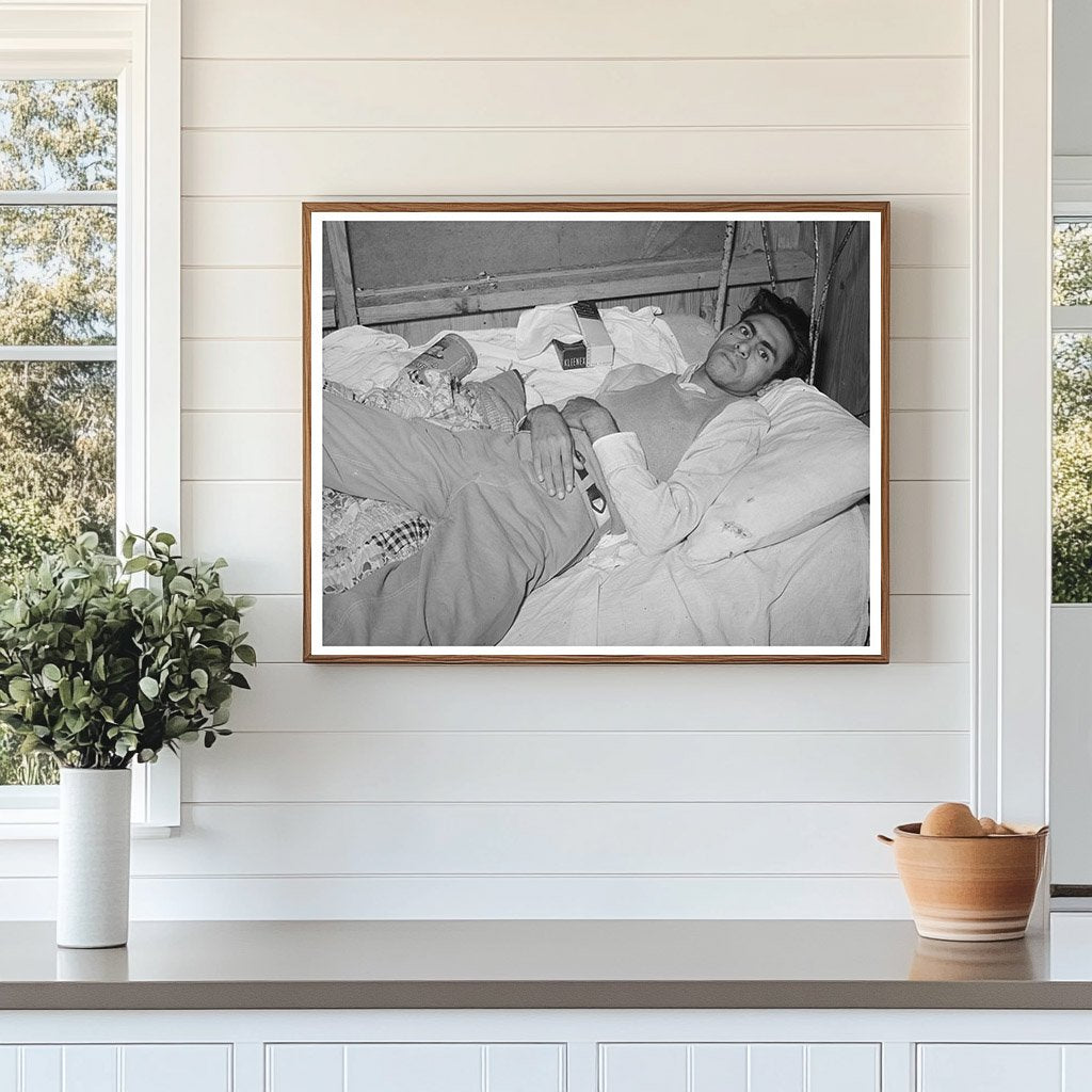 Vintage 1939 Photo of Tuberculosis Patient in Texas