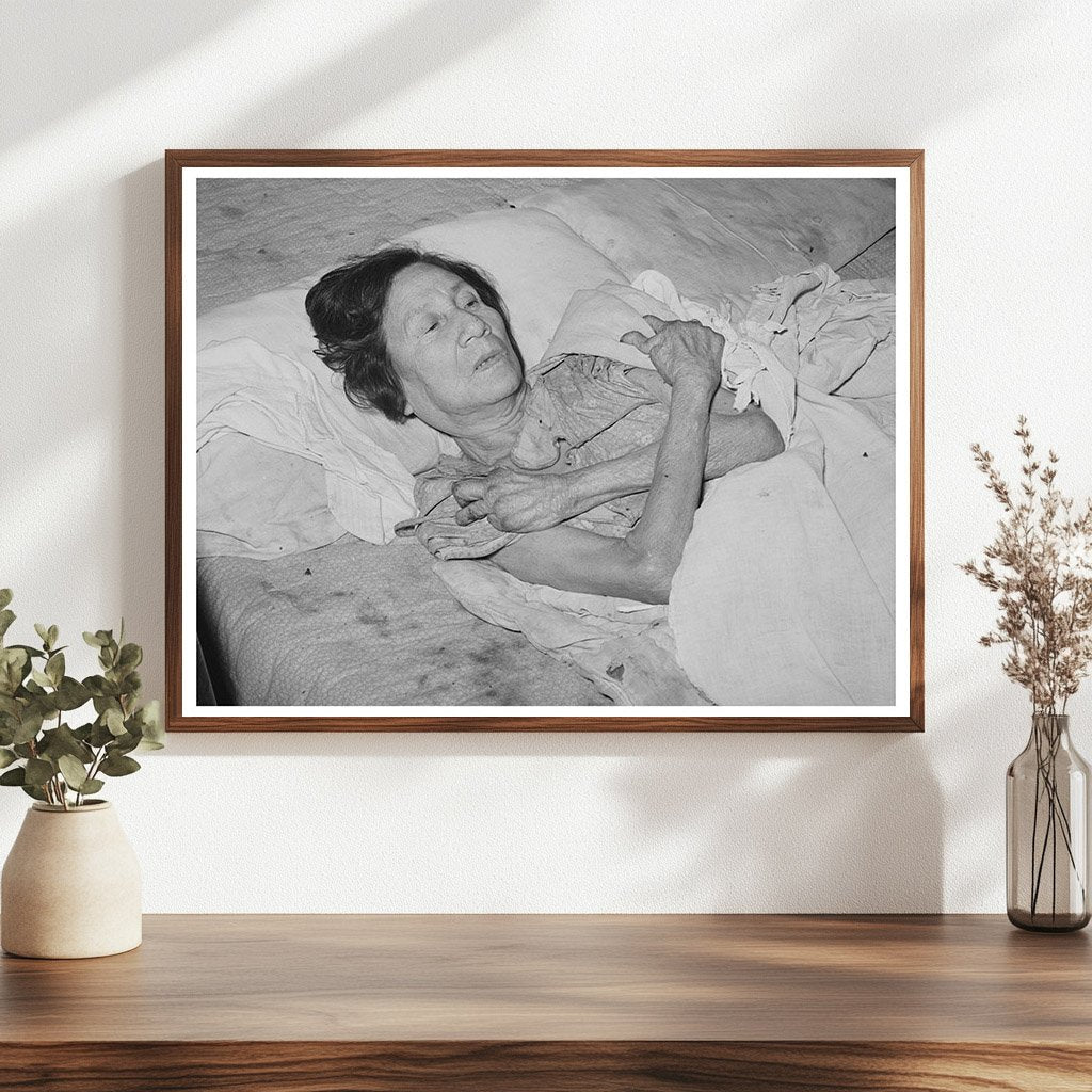 Mexican Woman with Arthritis in Bed March 1939