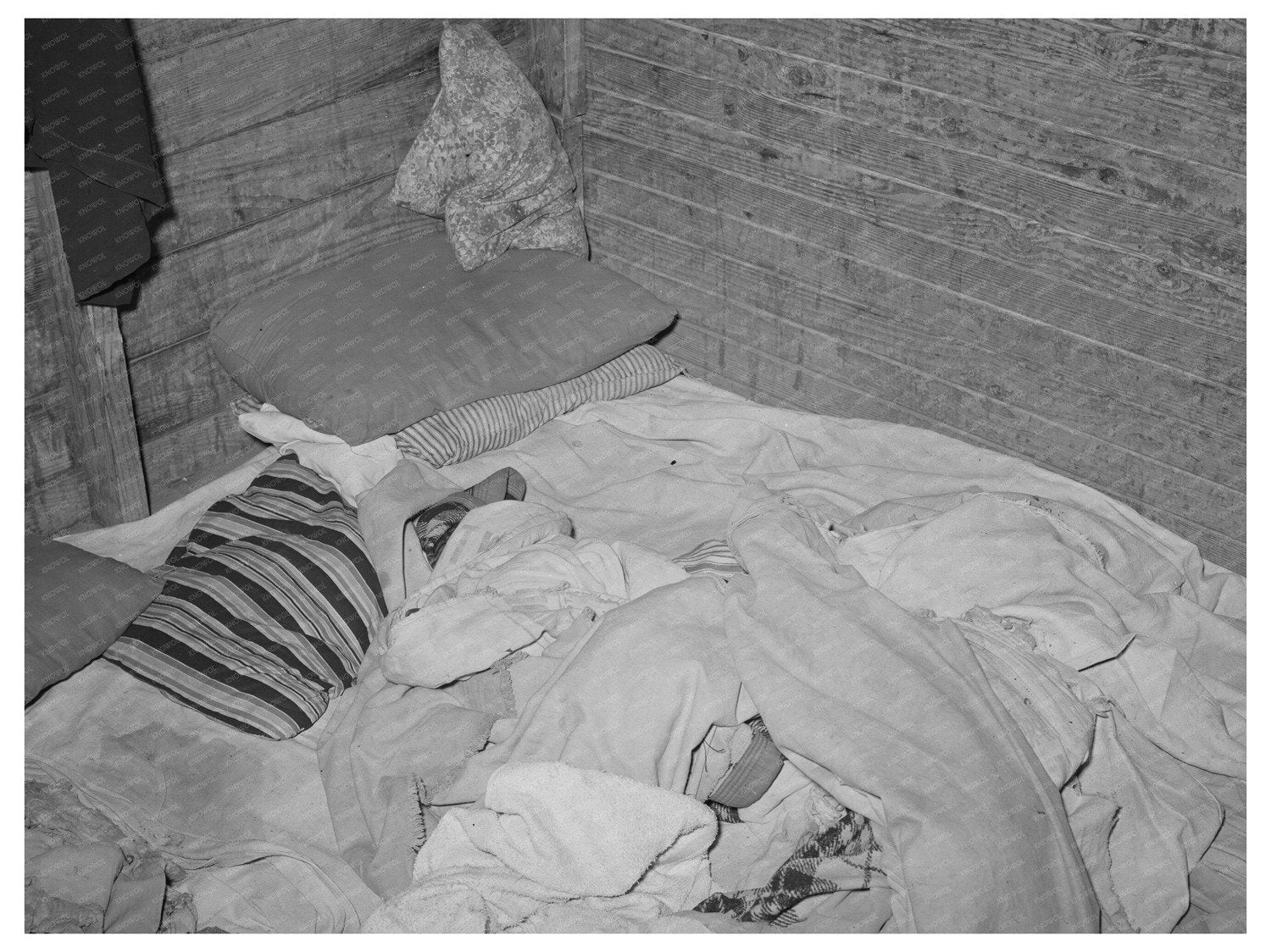 Vintage 1939 Bed in Crystal City Texas Home