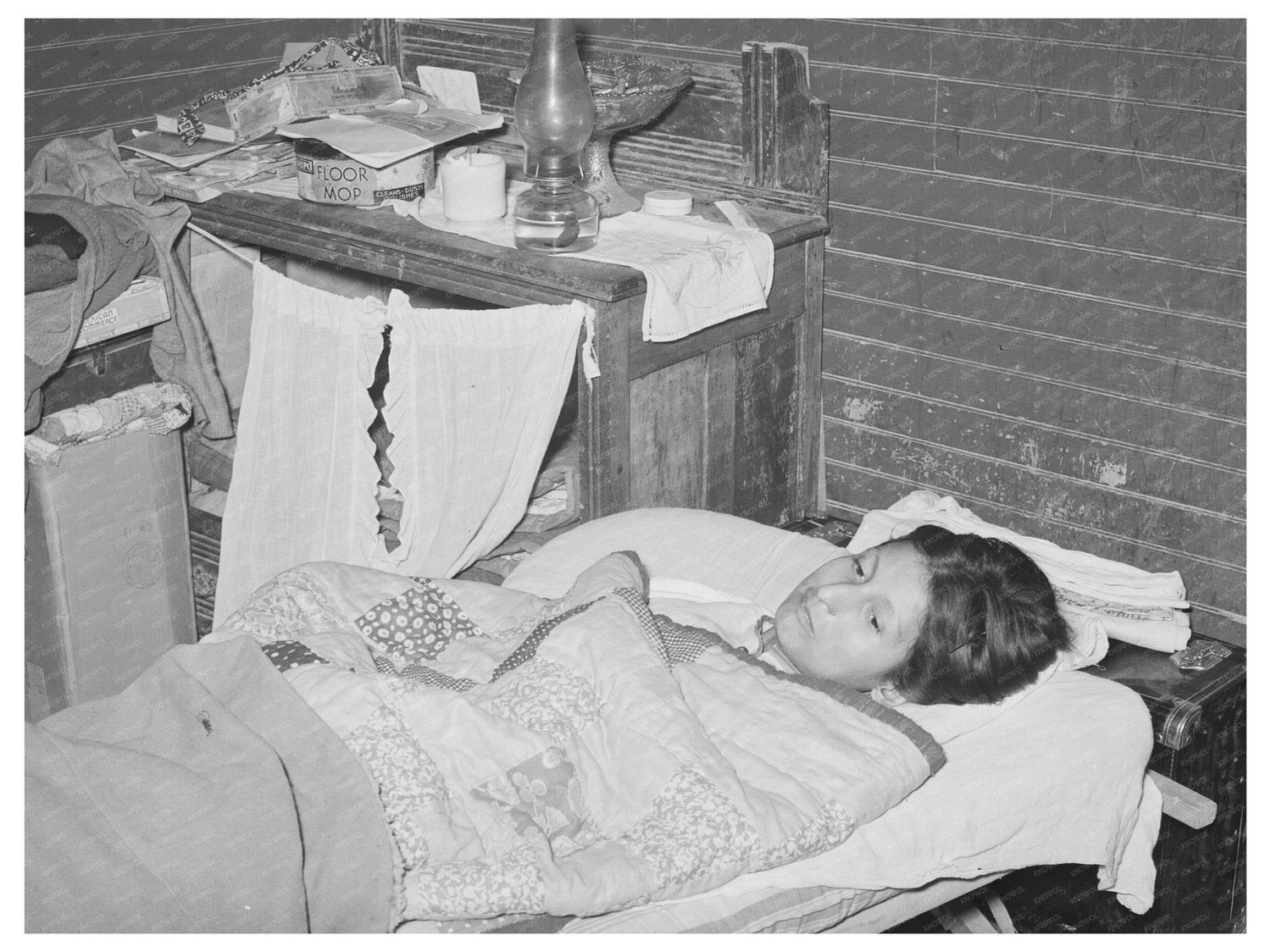 Mexican Tubercular Patient in Crystal City Texas 1939