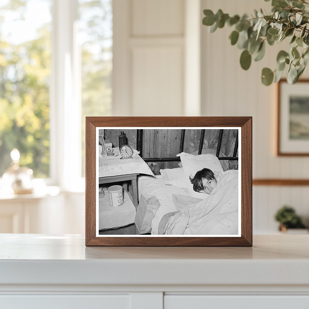 Tubercular Patient in Bed Crystal City Texas 1939