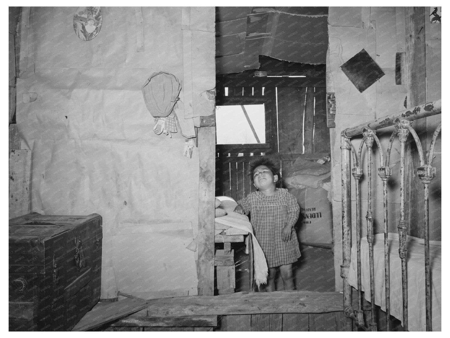 Mexican House Interior San Antonio Texas March 1939