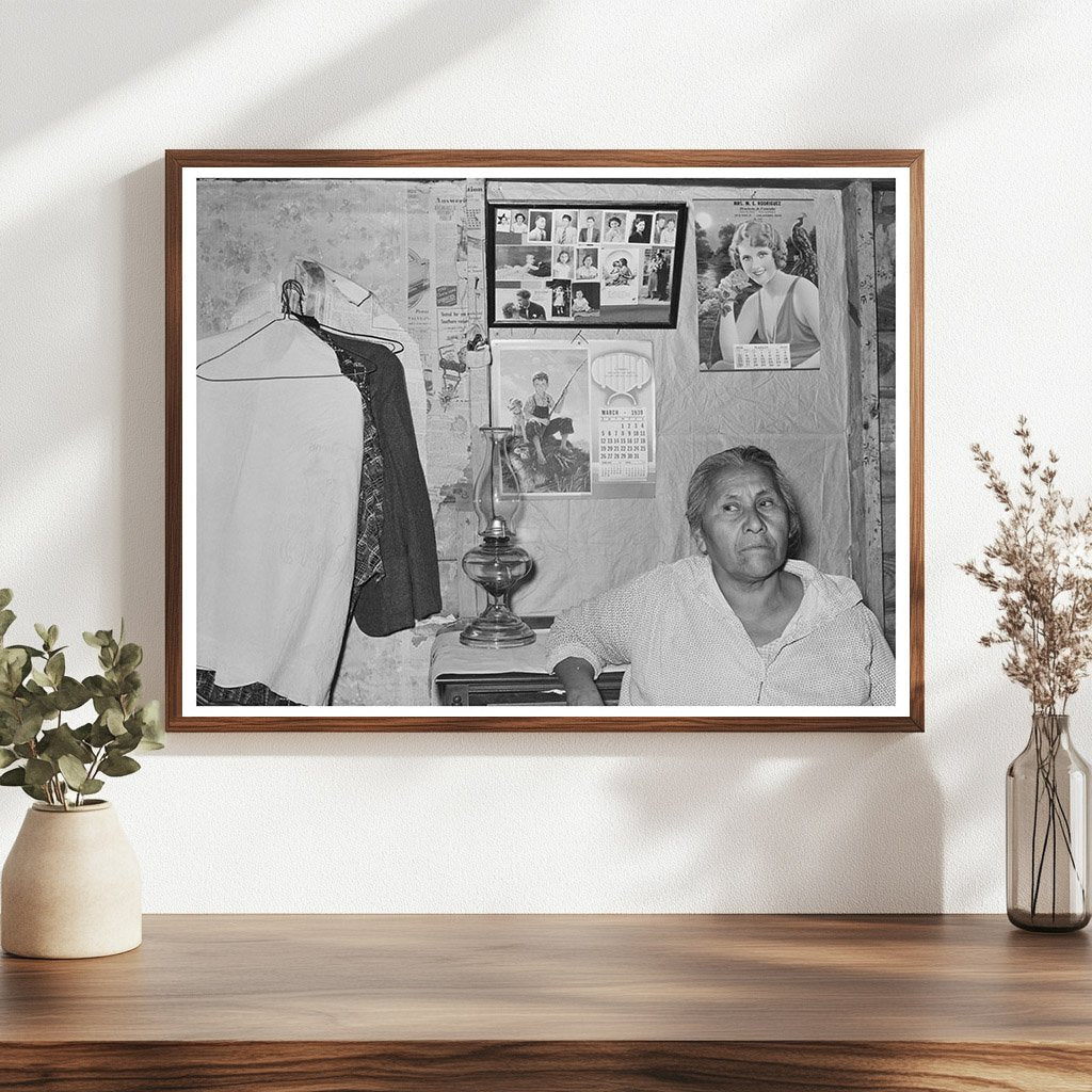 Mexican Woman at Home San Antonio Texas 1939
