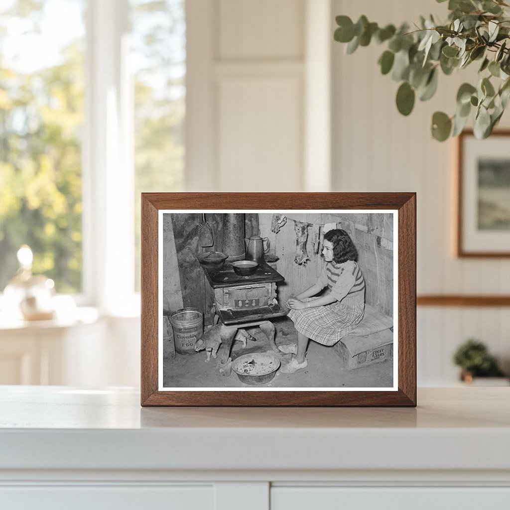Vintage Kitchen Interior San Antonio Texas 1939