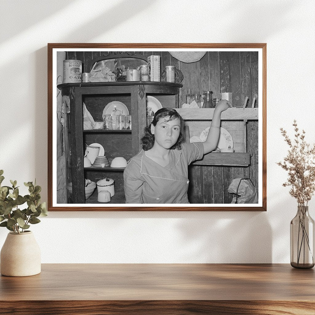 Mexican Girl in San Antonio Texas March 1939