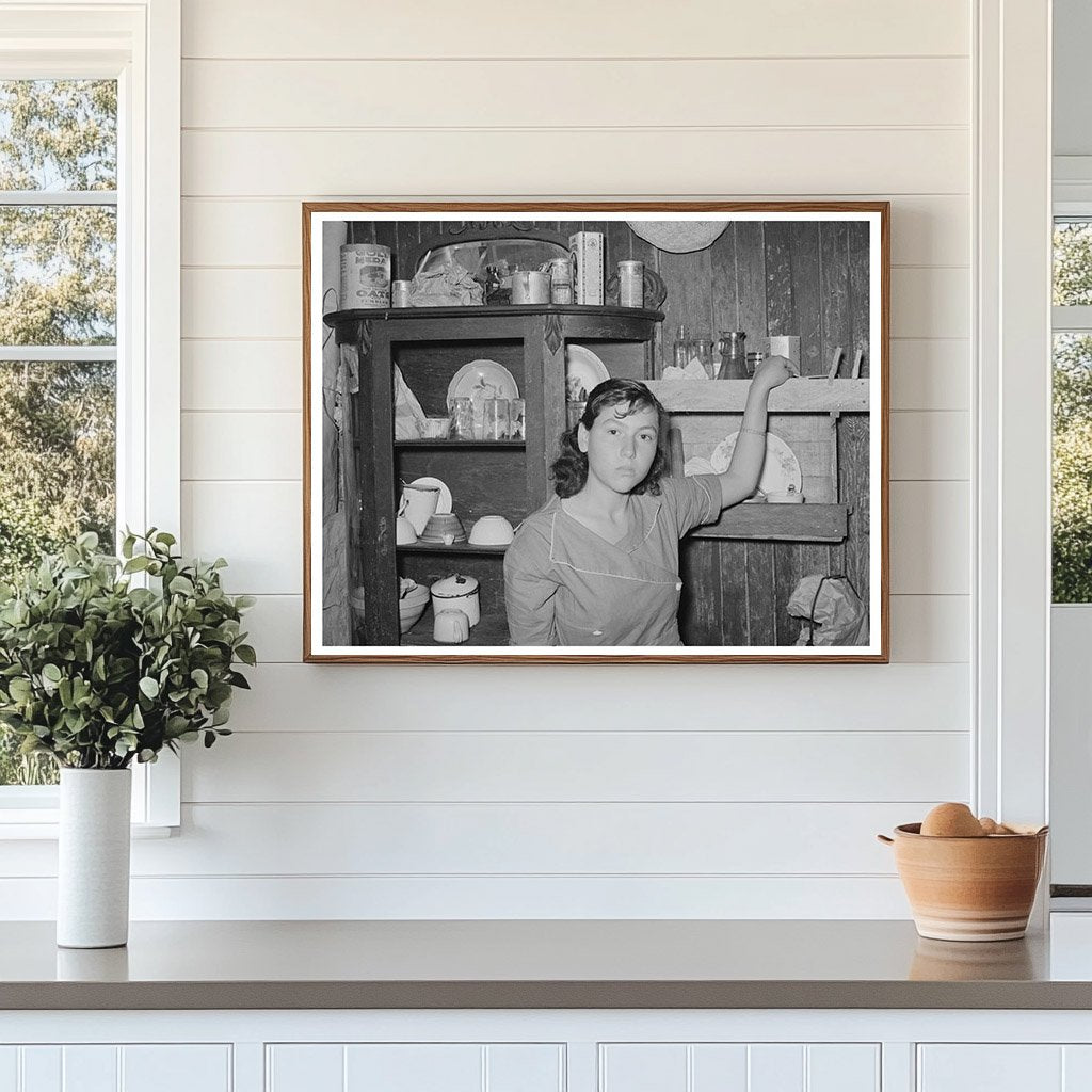 Mexican Girl in San Antonio Texas March 1939