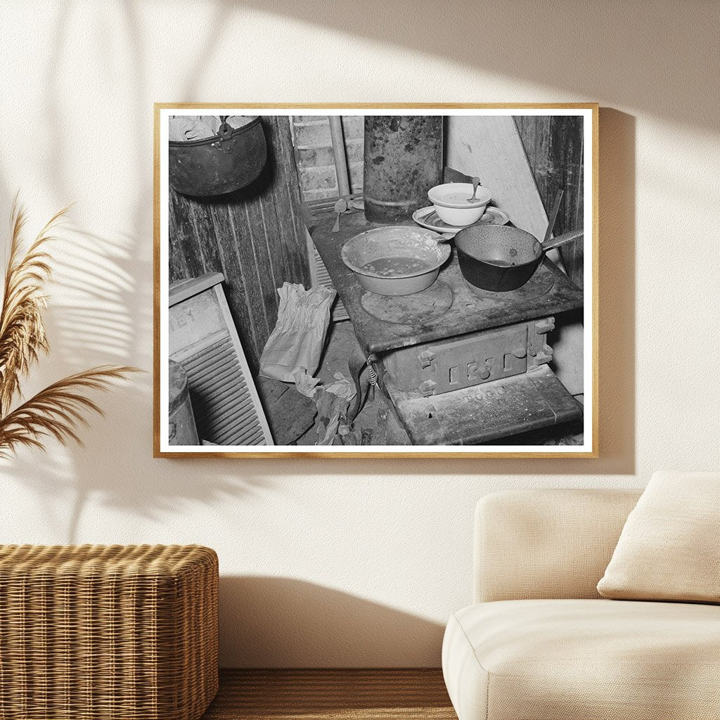 Vintage Kitchen of Mexican Family San Antonio Texas 1939