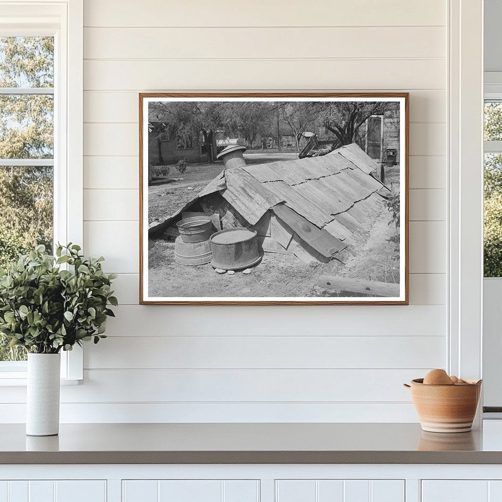 Underground Storage Cellar San Antonio Texas 1939