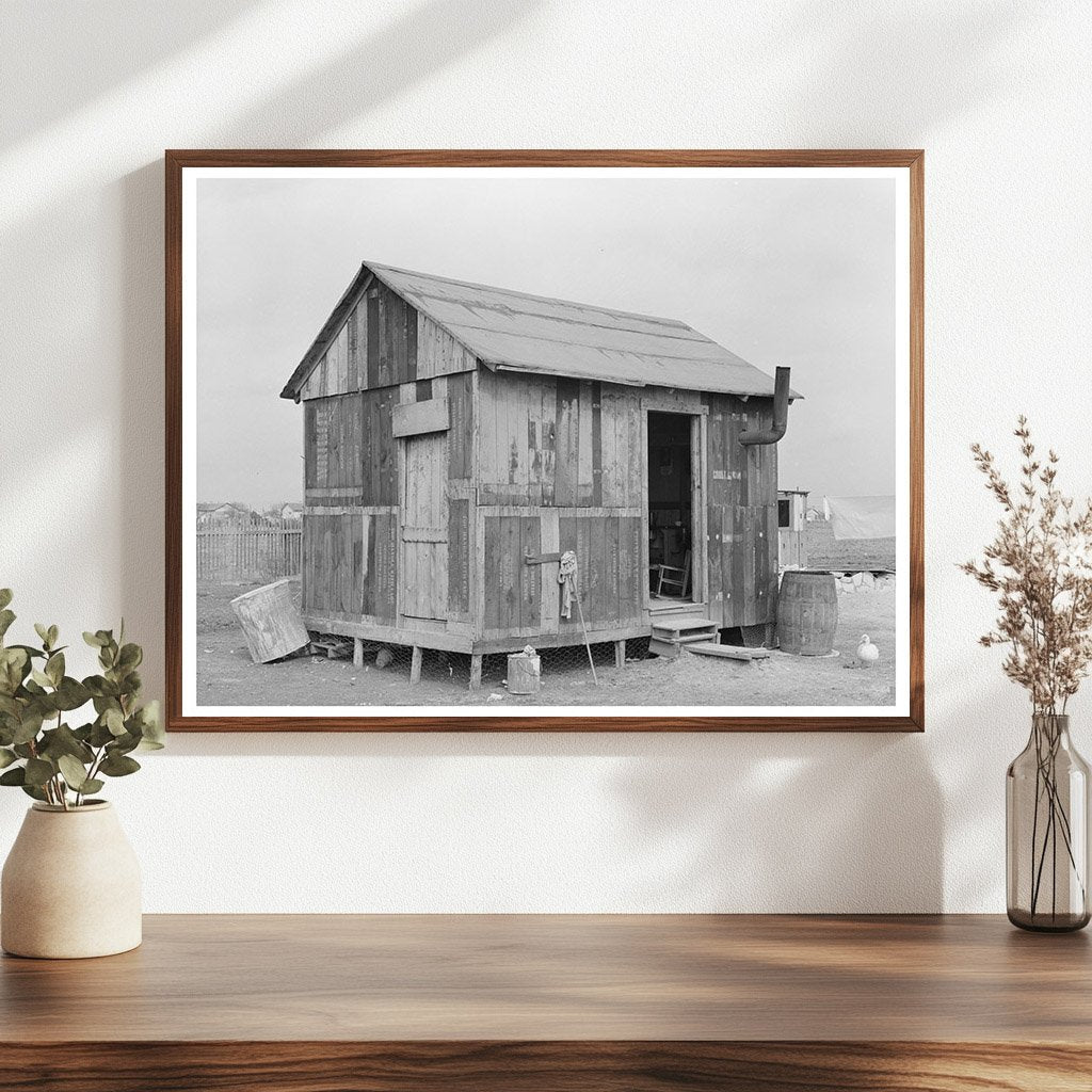 House Made from Airplane Engine Crates San Antonio 1939