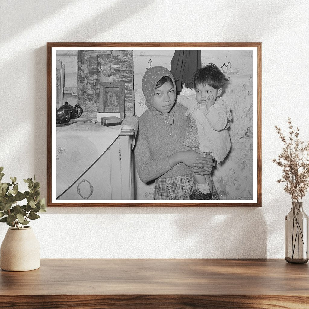 Mexican Children at Home in San Antonio 1939