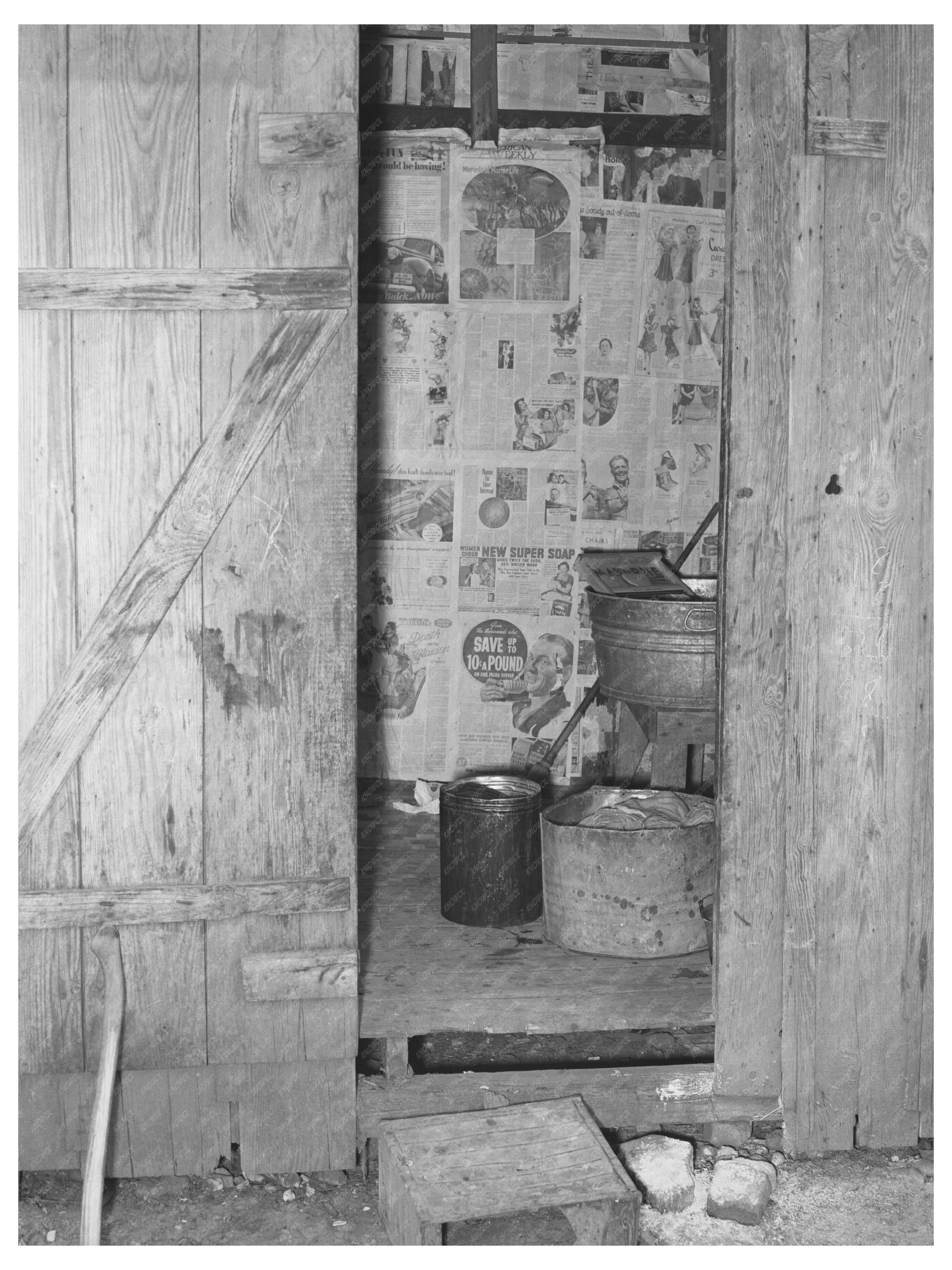 Interior of Mexican House in San Antonio 1939
