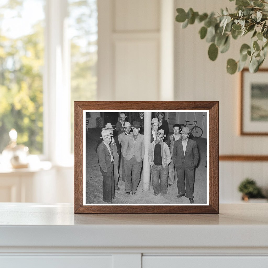 Mexican Pecan Workers in San Antonio Texas 1939