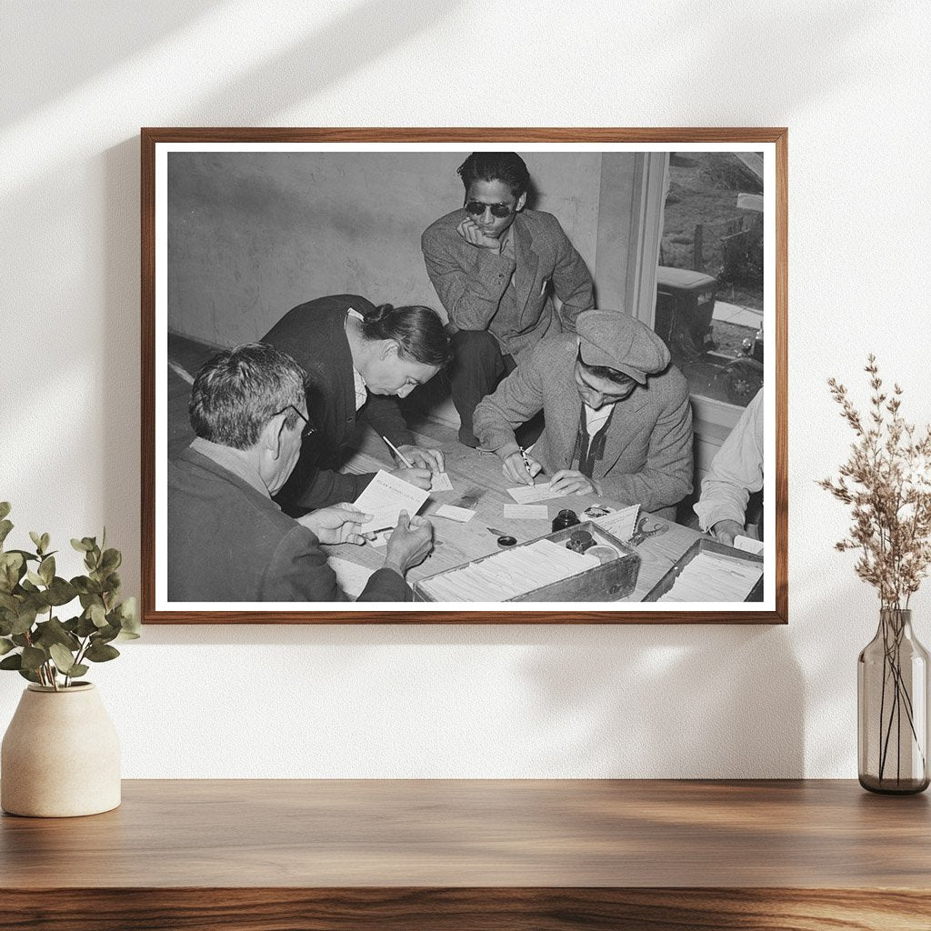 Mexican Pecan Worker in San Antonio 1939