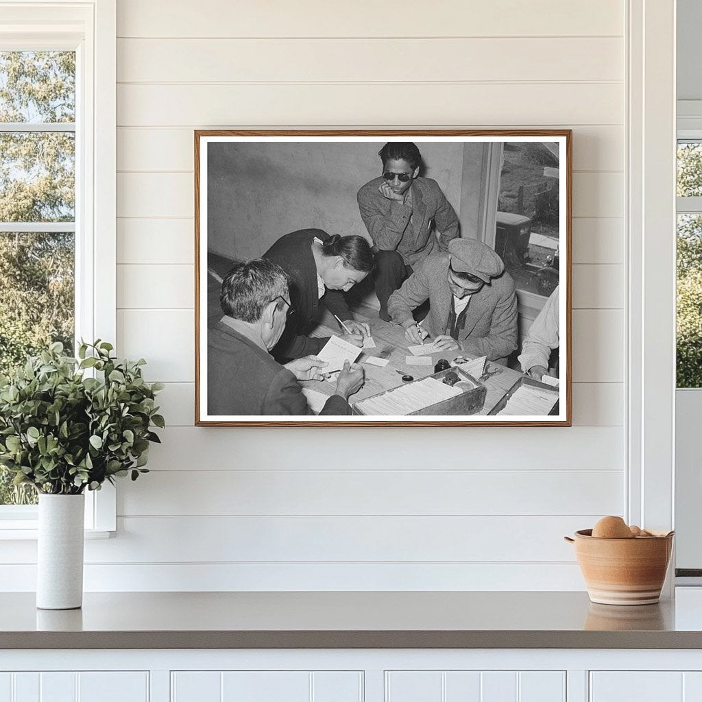 Mexican Pecan Worker in San Antonio 1939