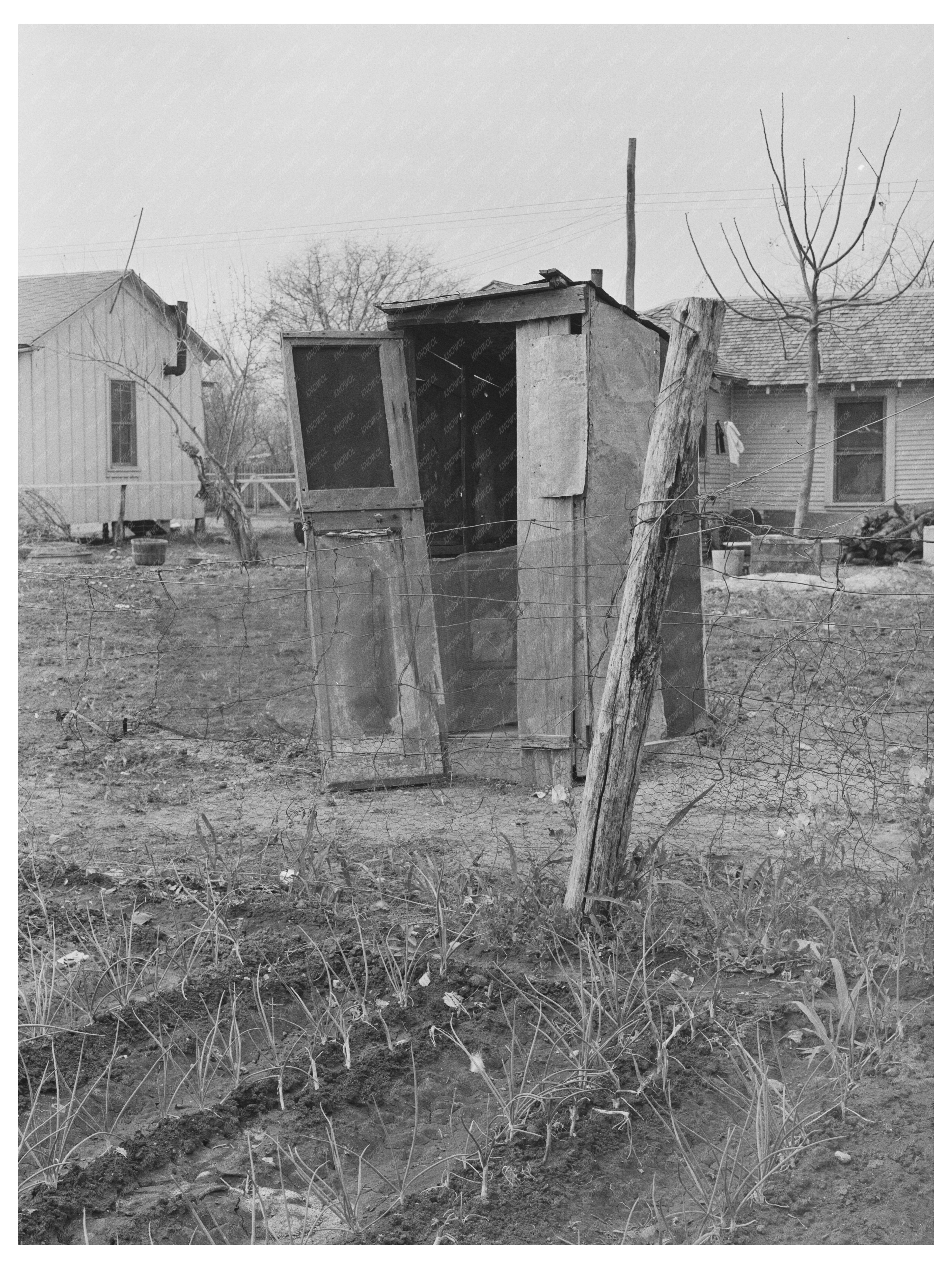Gardens Near Privies San Antonio Texas March 1939
