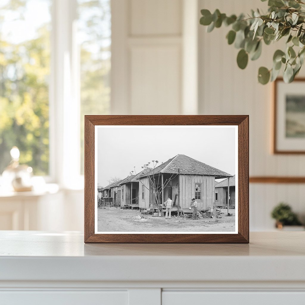 Vintage San Antonio Mexican Quarter Houses March 1939