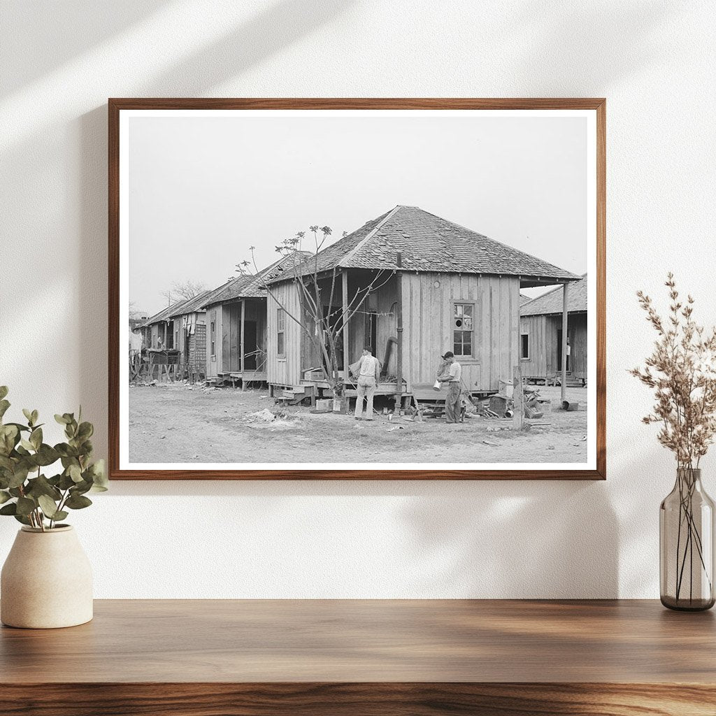 Vintage San Antonio Mexican Quarter Houses March 1939