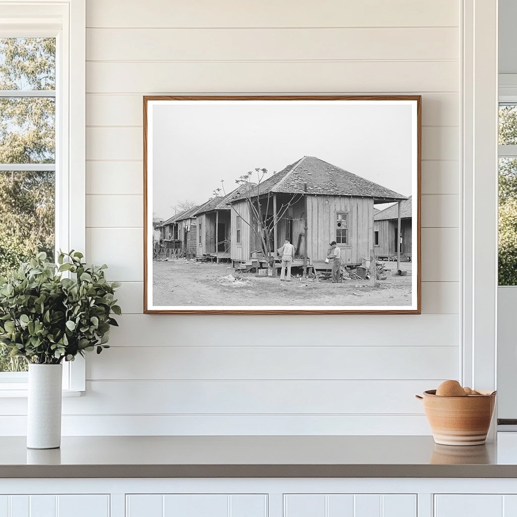 Vintage San Antonio Mexican Quarter Houses March 1939