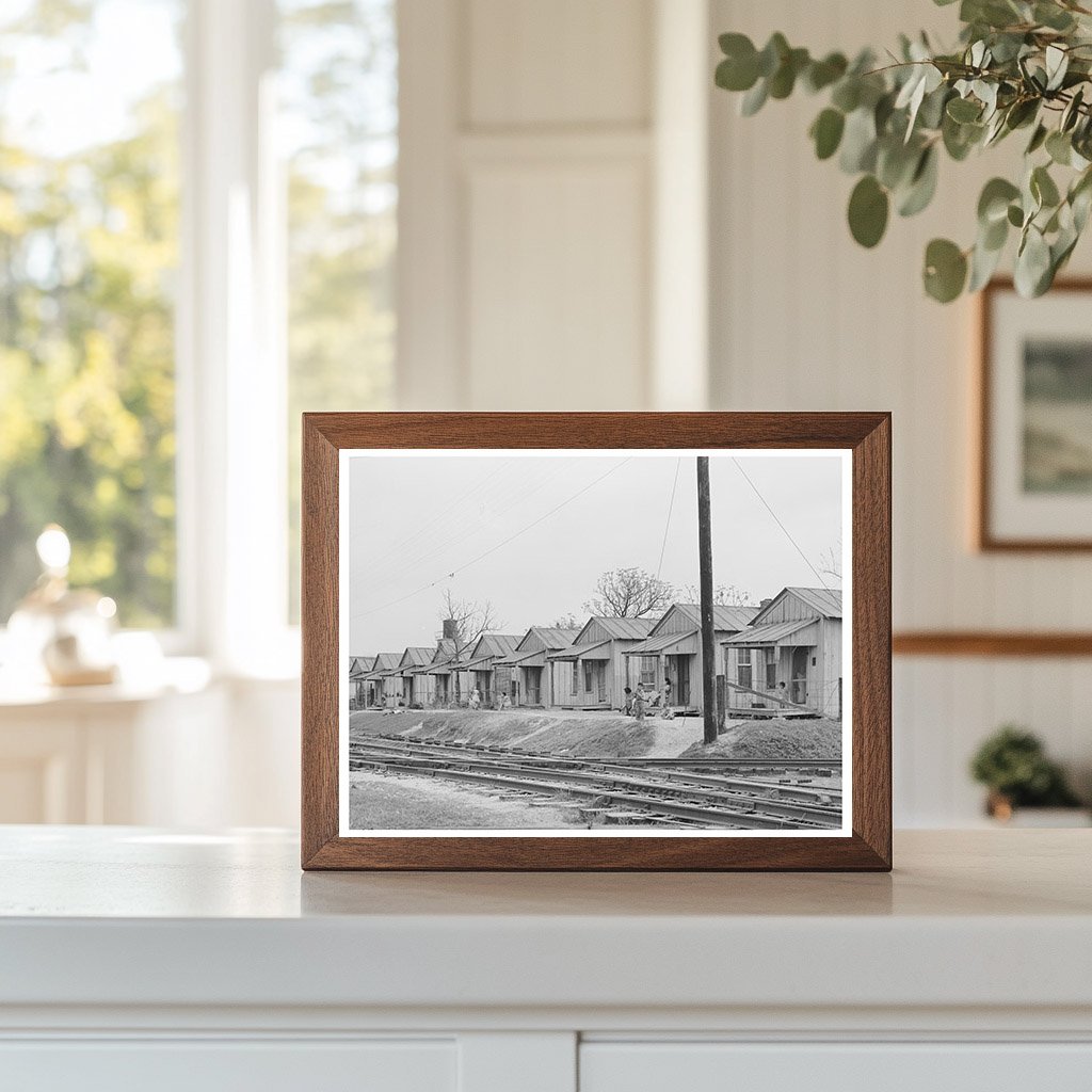 Vintage San Antonio Houses Along Railroad Track 1939