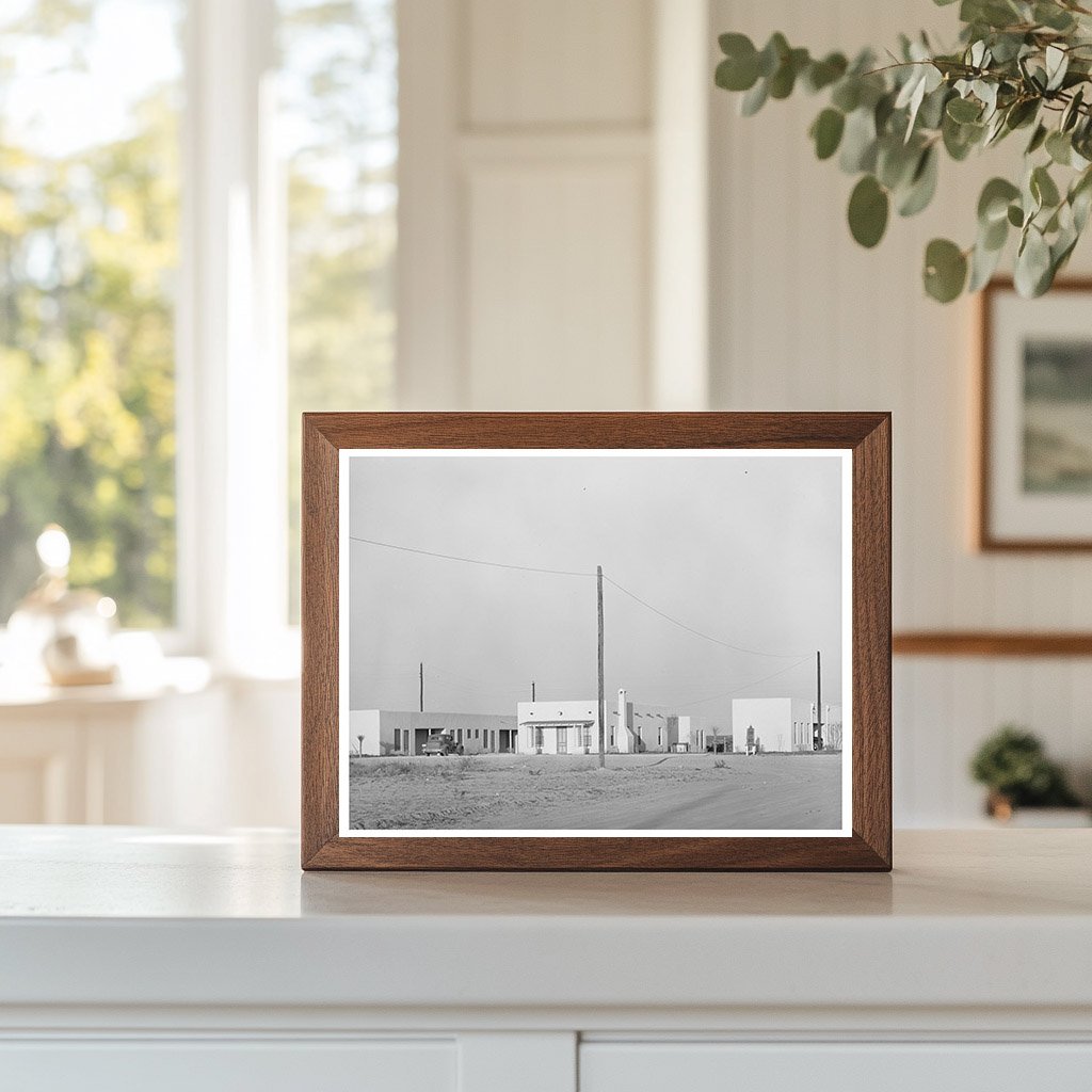 El Indio Texas Tourist Court 1939 Vintage Photo