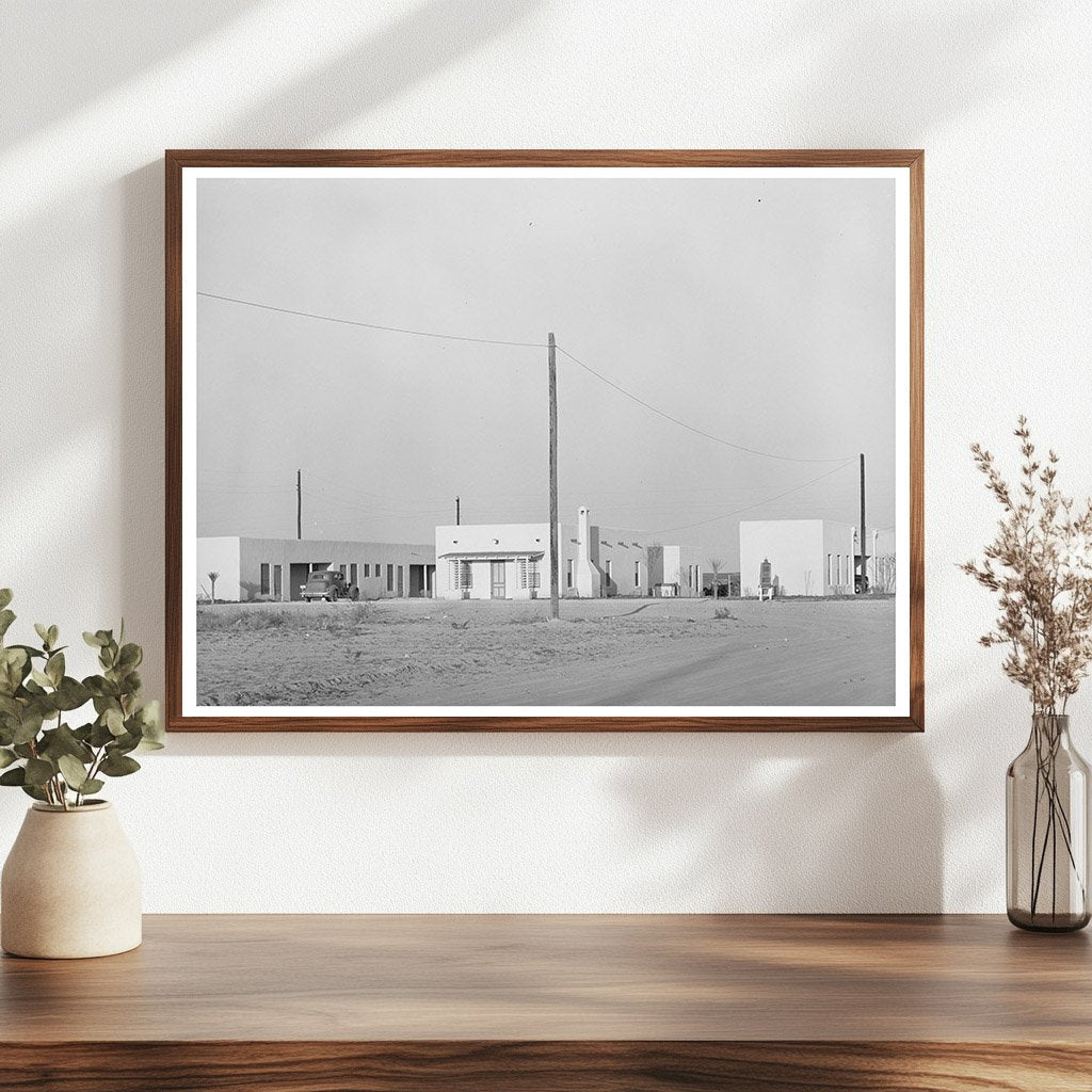 El Indio Texas Tourist Court 1939 Vintage Photo