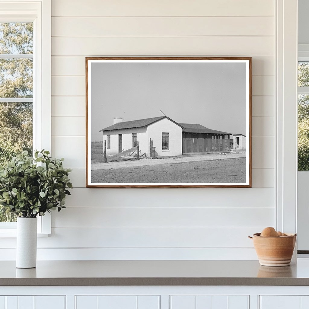 Ernest Milton House El Indio Texas March 1939 Black and White