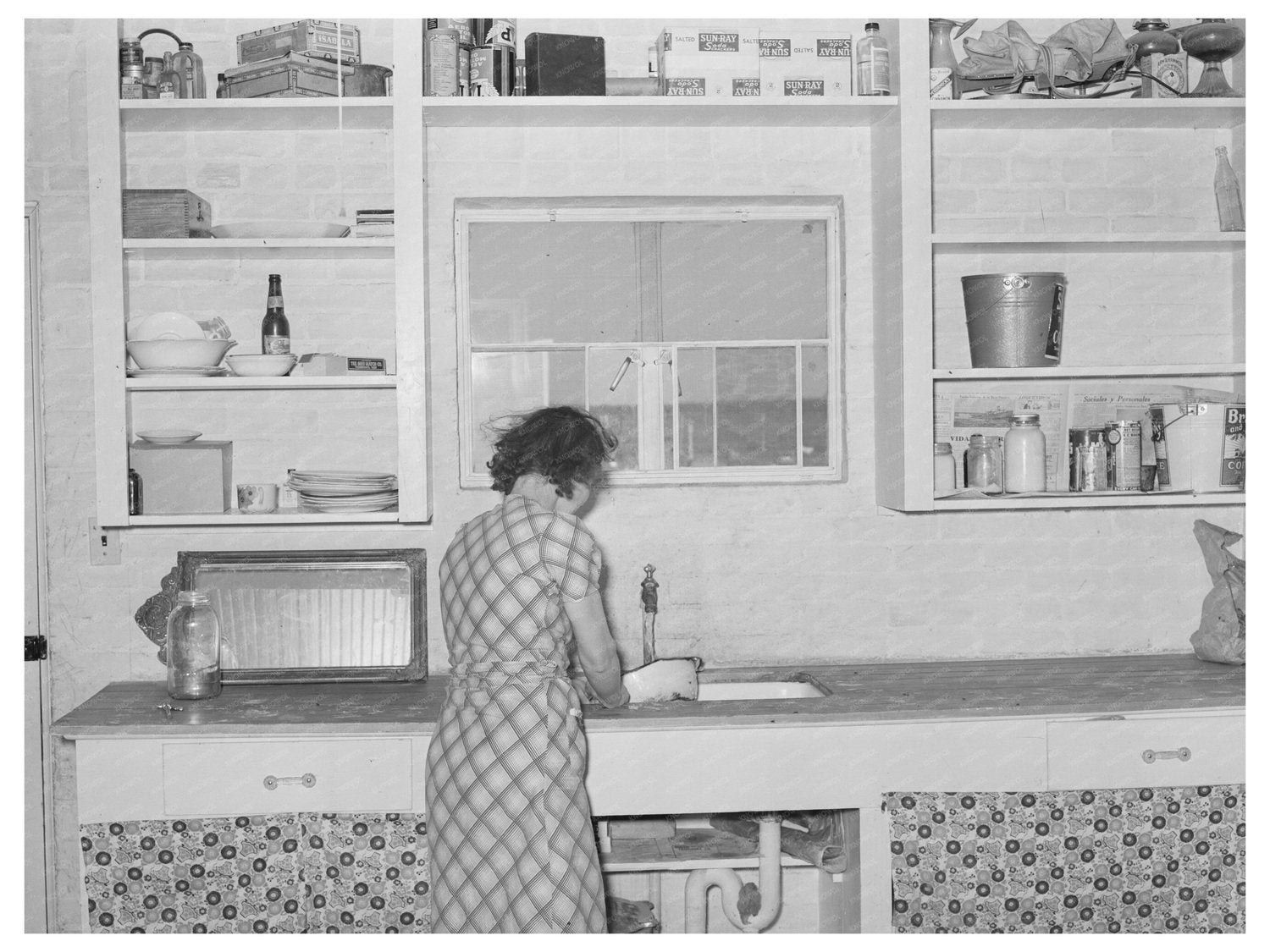 Vintage Kitchen of Ernest Milton El Indio Texas 1939